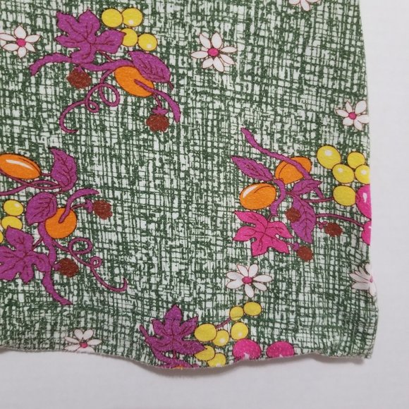 Free People skirt Small daisy floral cherry grape leaf print mini stretch summer - Picture 5 of 14